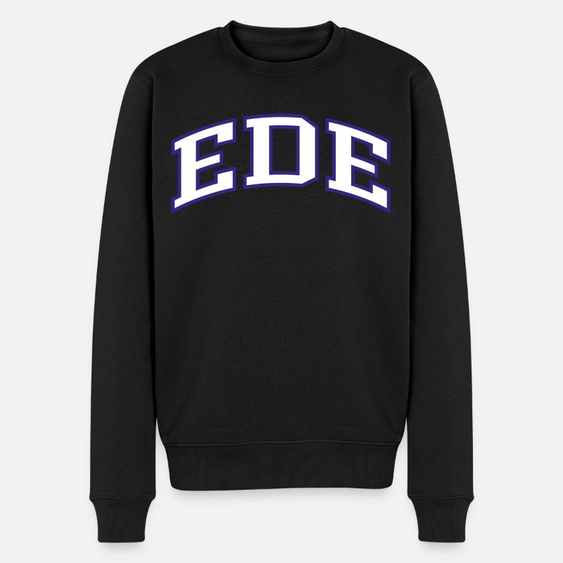 Ede - Pull Premium bio Homme - noir