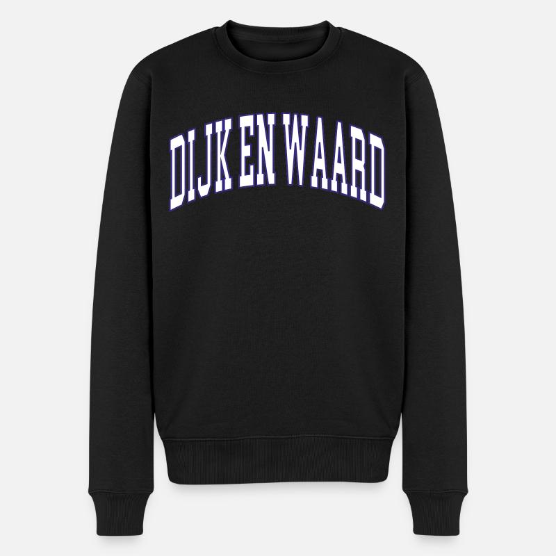 Dijk en Waard - Männer Premium Bio Pullover - Schwarz