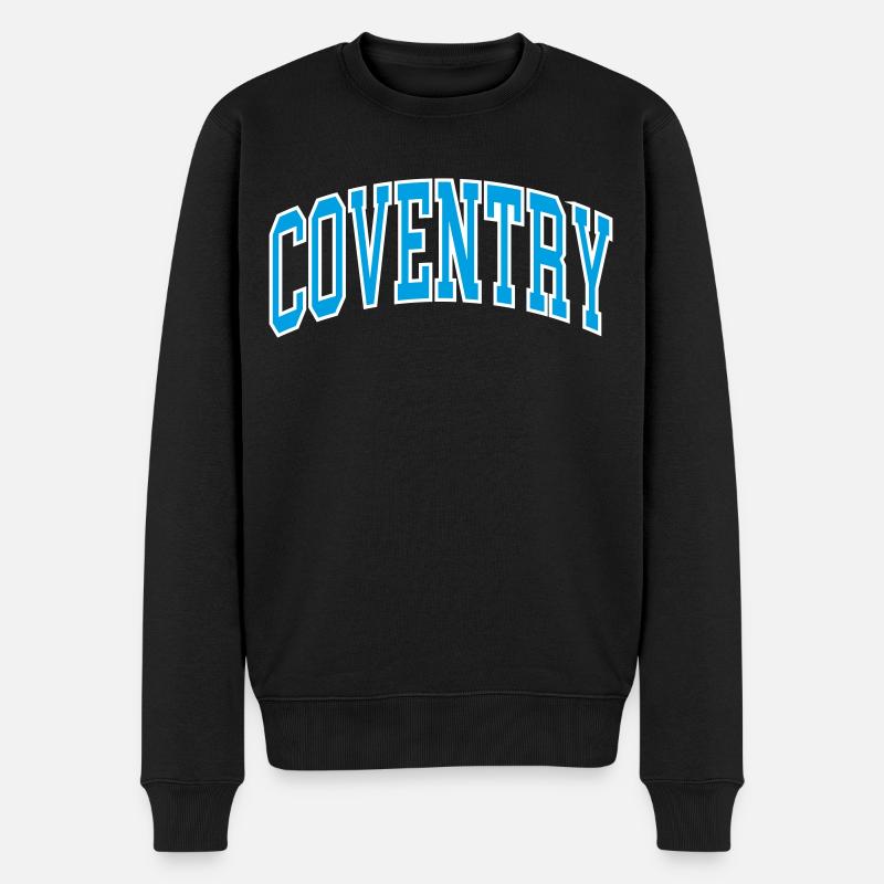 Coventry - Männer Premium Bio Pullover - Schwarz