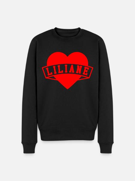 Liliane Herzen - Männer Premium Bio Pullover - Schwarz