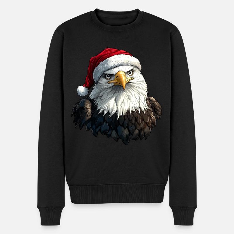 Noël de l’aigle - Pull Premium bio Homme - noir