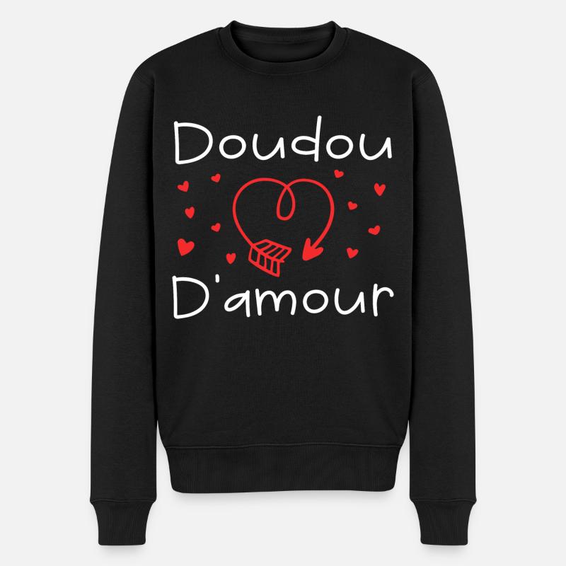 Doudou d'amour - Pull Premium bio Homme - noir