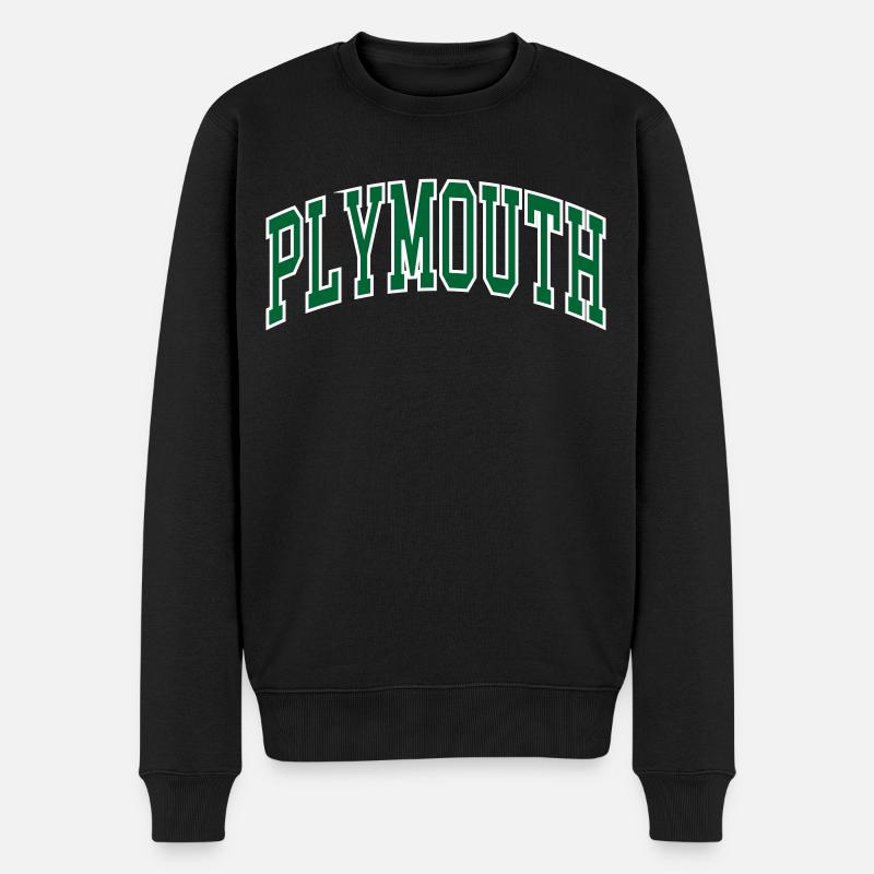 Plymouth - Pull Premium bio Homme - noir