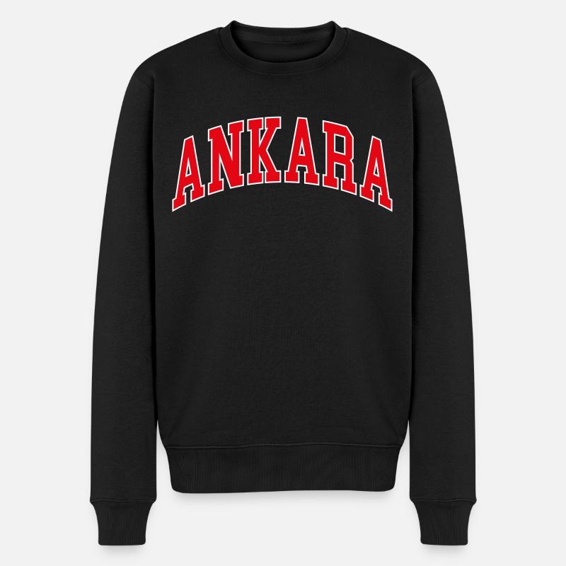 Ankara - Männer Premium Bio Pullover - Schwarz