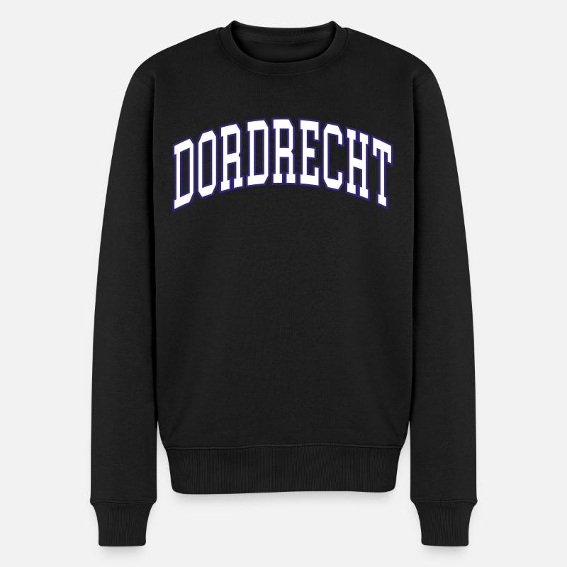 Dordrecht - Männer Premium Bio Pullover - Schwarz