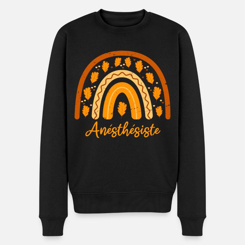Zum besten Anästhesisten gewählt | Anästhesist - Männer Premium Bio Pullover - Schwarz