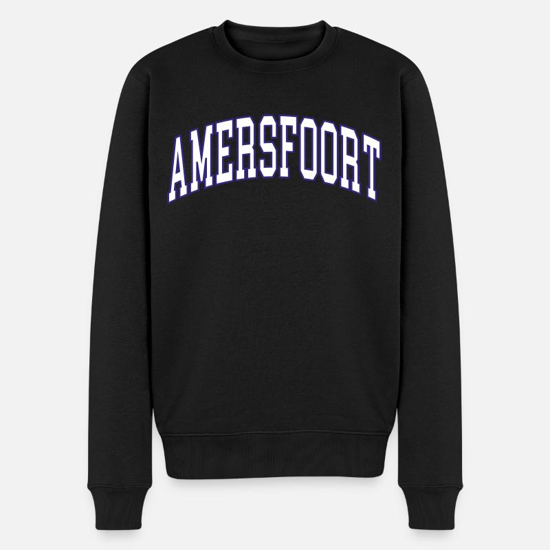 Amersfoort - Männer Premium Bio Pullover - Schwarz