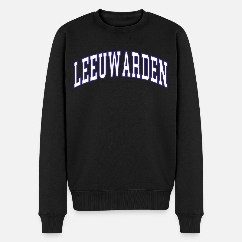 Leeuwarden - Pull Premium bio Homme - noir