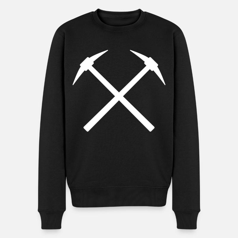 Exploitation minière - Pull Premium bio Homme - noir