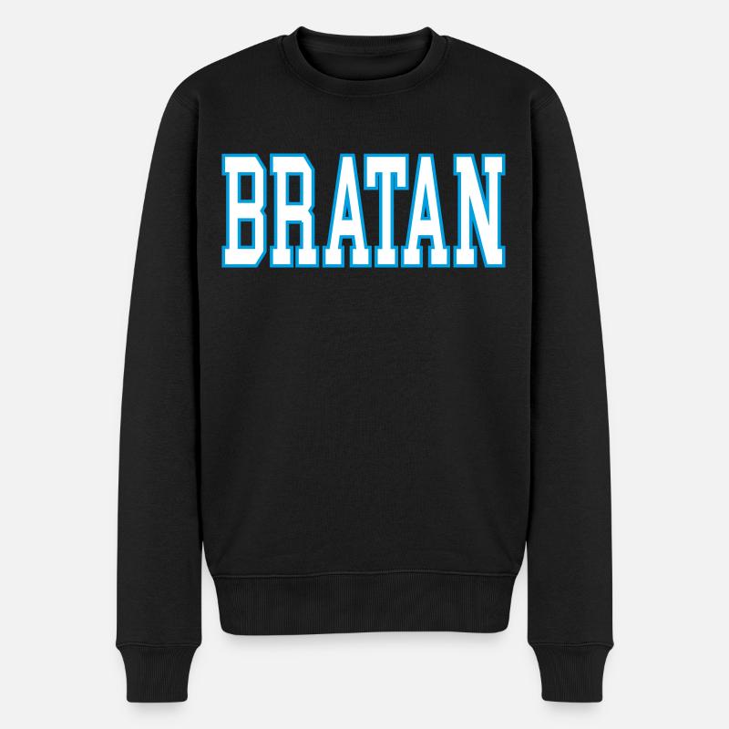 Bratan - Pull Premium bio Homme - noir