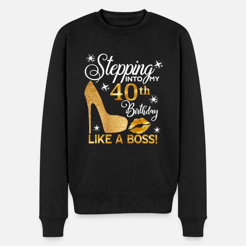 40 - Pull Premium bio Homme - noir