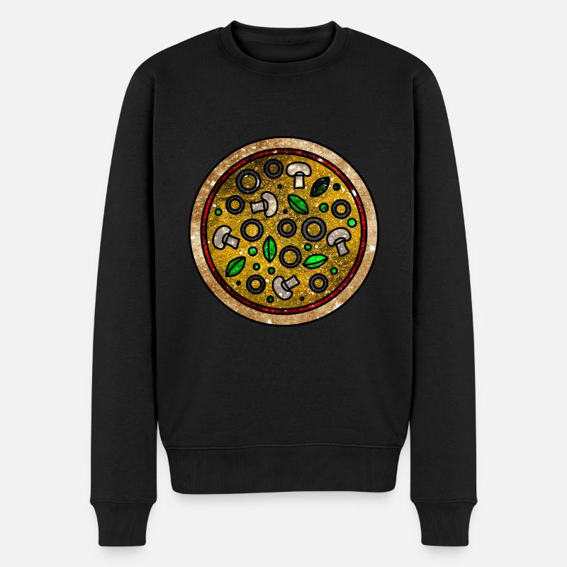 Pizza Cosmique - Pull Premium bio Homme - noir