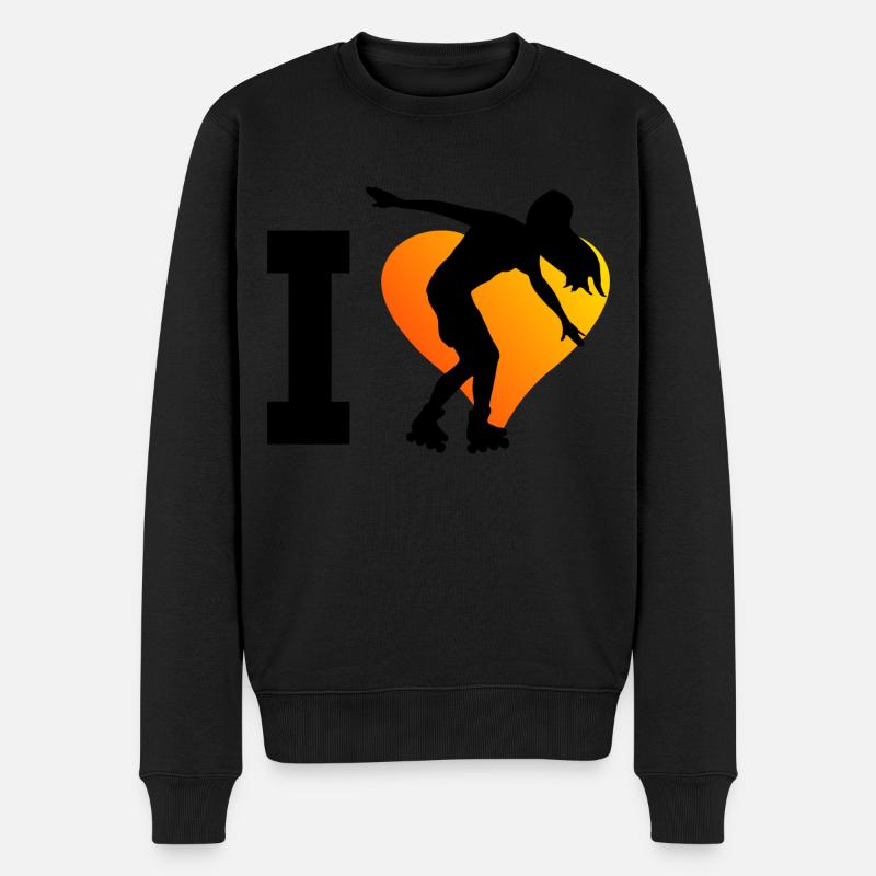 Rollerskate Roller Skating Rollschuhlaufen - Pull Premium bio Homme - noir