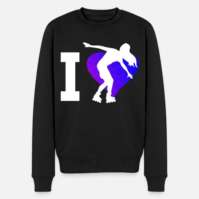 Roller Roller Roller Skating Hommes Femmes - Pull Premium bio Homme - noir