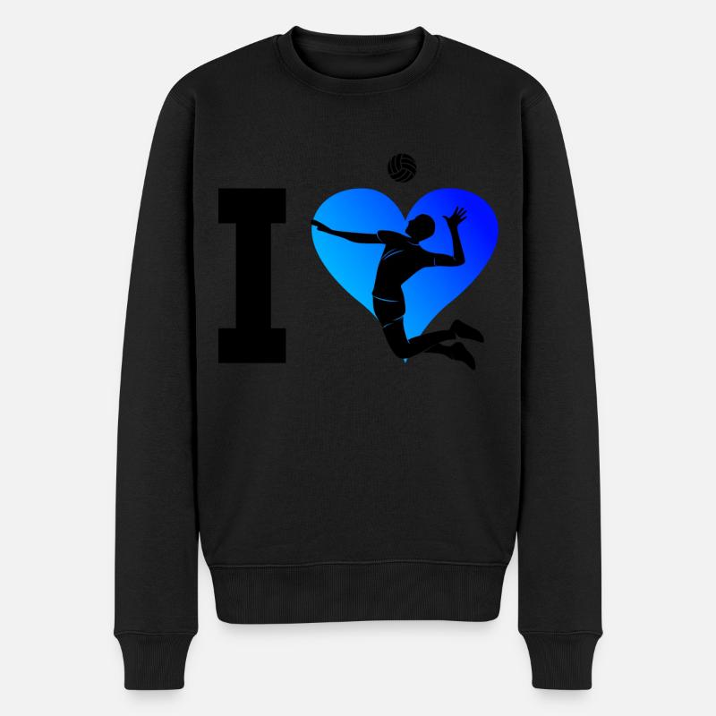 Joueuse de volleyball Beach Volley Volley Volley Femmes Volley - Pull Premium bio Homme - noir