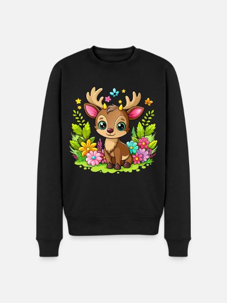 Mignon bébé orignal - Pull Premium bio Homme - noir