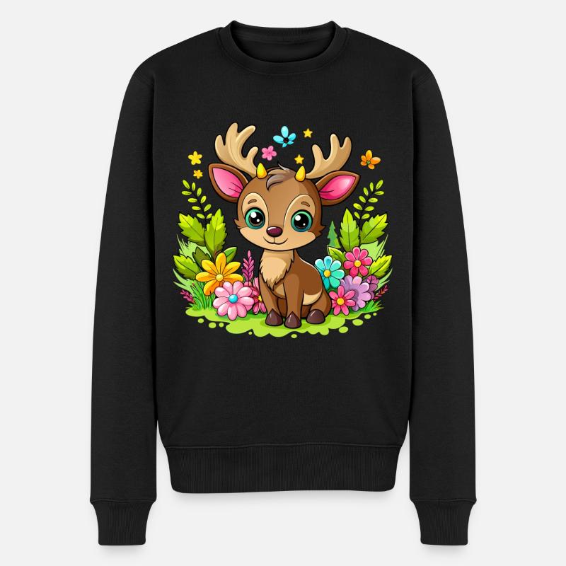 Mignon bébé orignal - Pull Premium bio Homme - noir