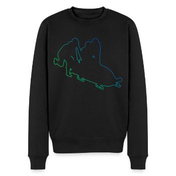 Men's Bobsleigh Bobsleigh Track Women's Two-man Bobsleigh - Men's Premium Organic Jumper - black - Front - Nico (187cm)