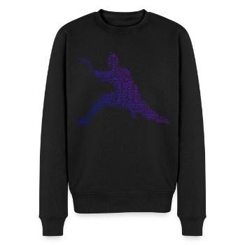 Arts Martiaux Femmes Wushu Kung Fu Kungfu Hommes - Pull Premium bio Homme - noir - Devant - Nico (187cm)
