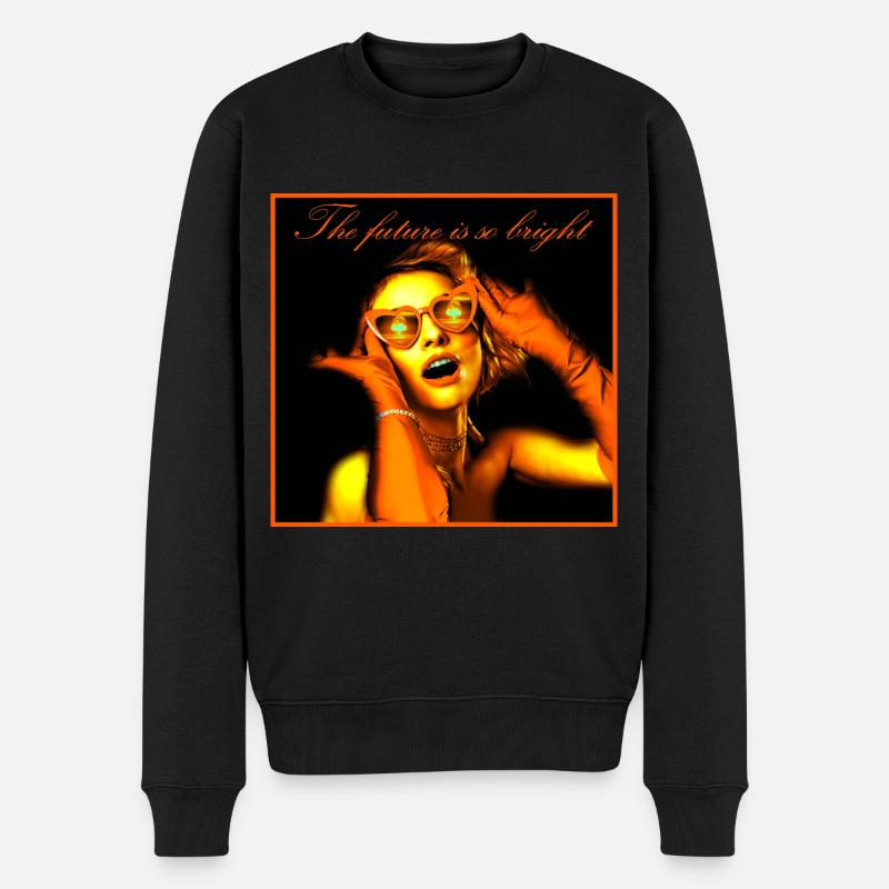 L’avenir est si brillant - Pull Premium bio Homme - noir