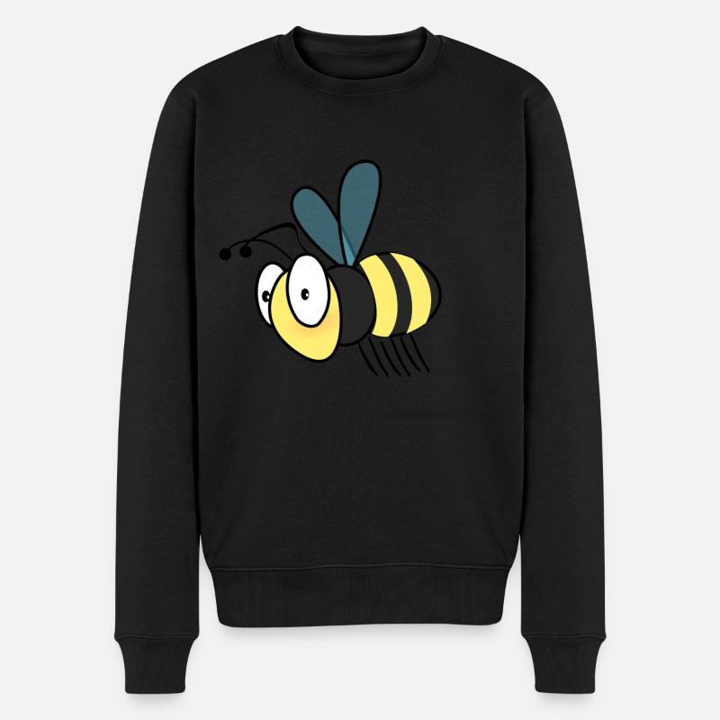 abeille - Pull Premium bio Homme - noir