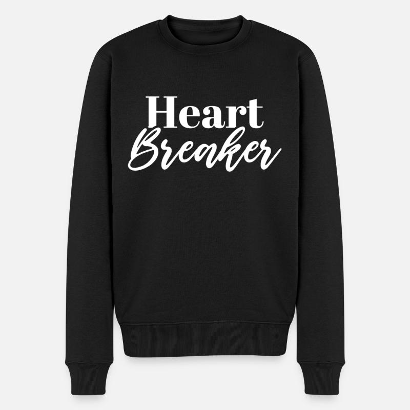 Briseur de cœur - Pull Premium bio Homme - noir