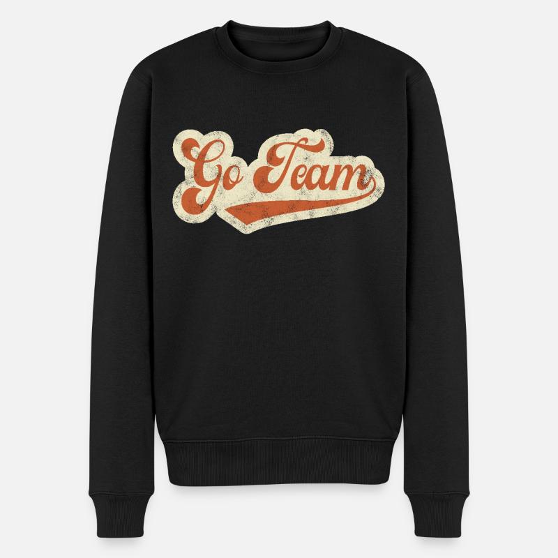 Aller à l’équipe - Pull Premium bio Homme - noir
