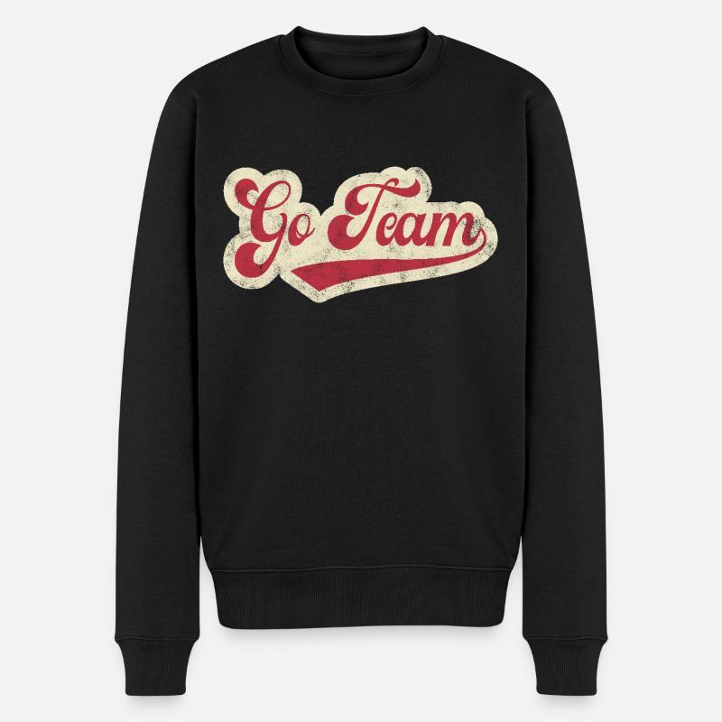 Aller à l’équipe - Pull Premium bio Homme - noir