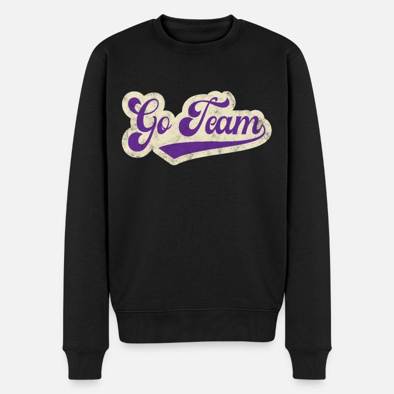 Aller à l’équipe - Pull Premium bio Homme - noir
