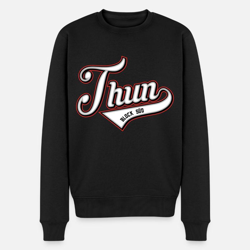 Thun - Männer Premium Bio Pullover - Schwarz