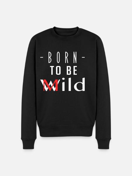Born To Be Mild - Men's Premium Organic Jumper - black
