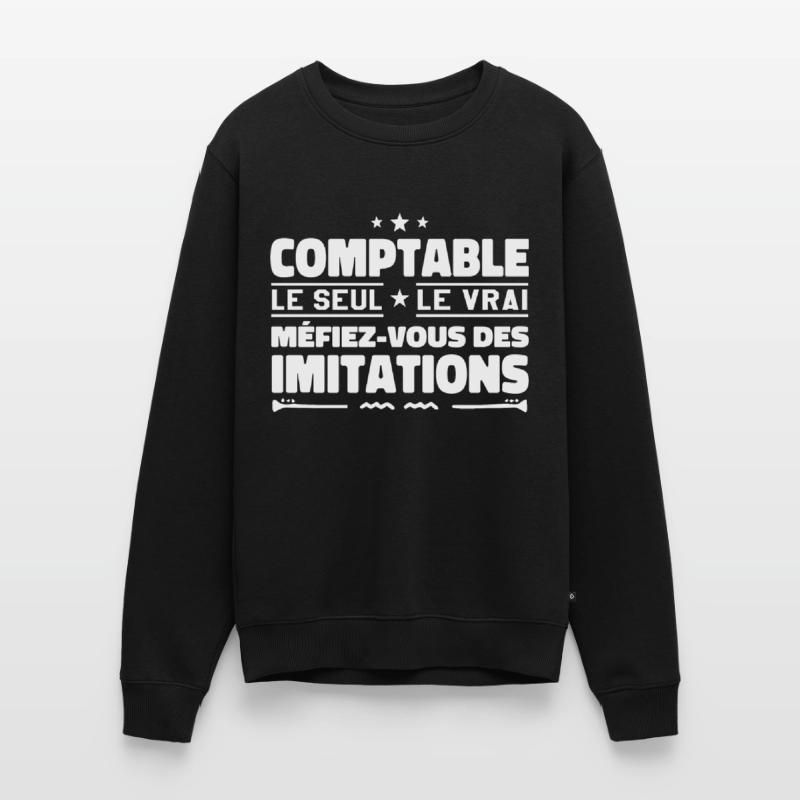 Comptable le seul. Comptable le vrai. Comptable Pull Premium bio Homme