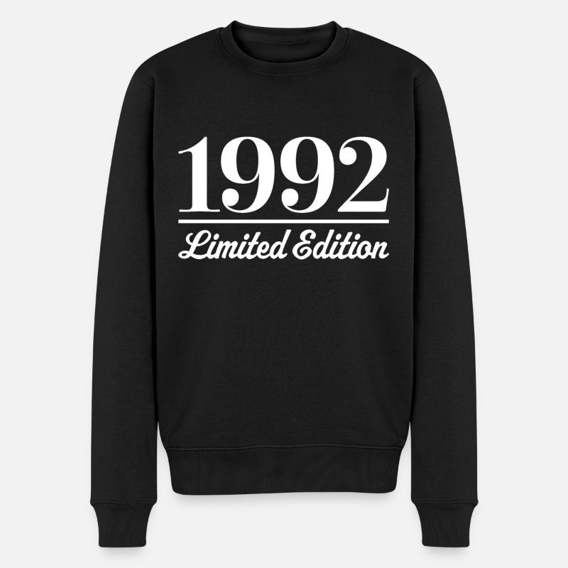1992 Édition limitée - Pull Premium bio Homme - noir