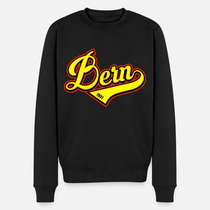 Bern - Pull Premium bio Homme - noir