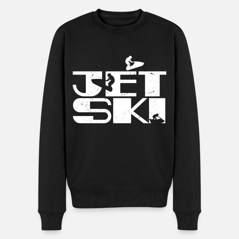 Jet Ski - Pull Premium bio Homme - noir