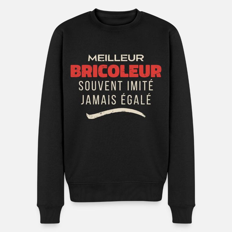 Meilleur bricoleur du monde - Pull Premium bio Homme - noir