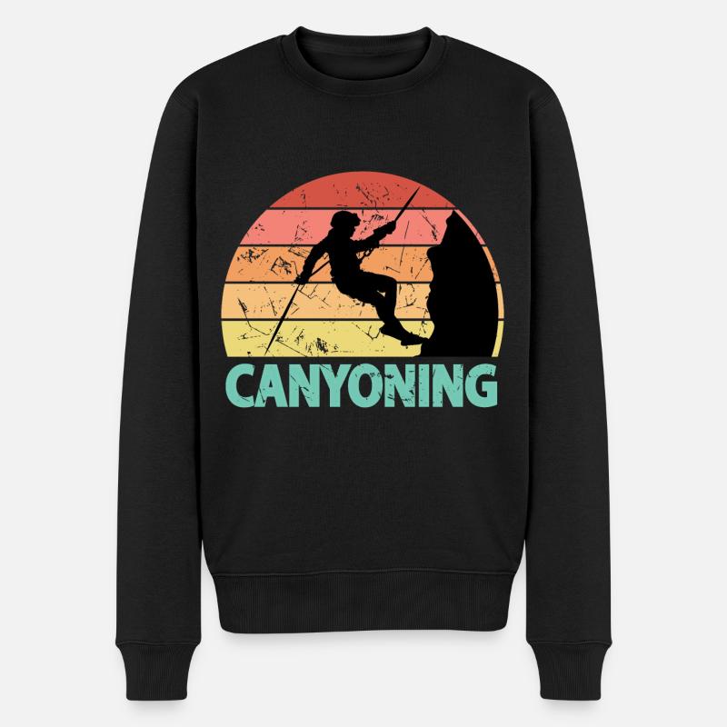 Canyoneer Canyoning - Pull Premium bio Homme - noir