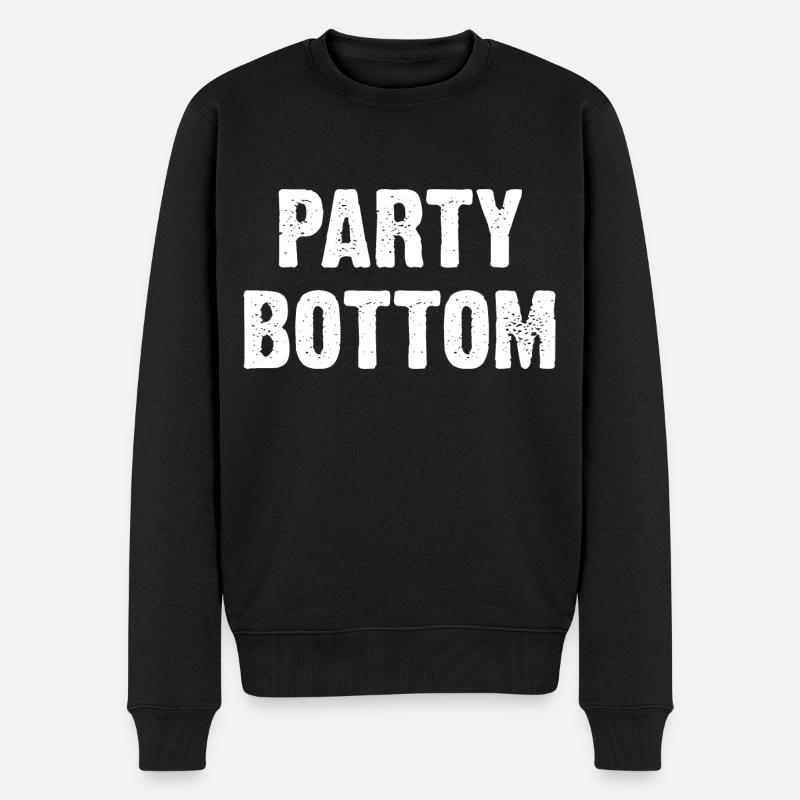 Fond de fête - Pull Premium bio Homme - noir