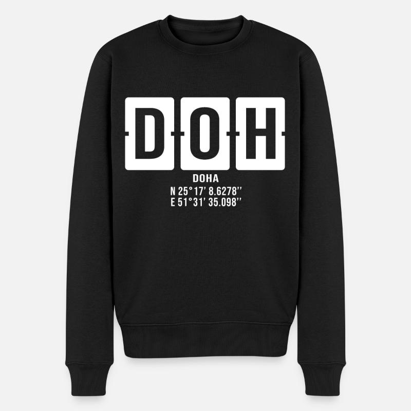 Qatar Doha doha qatra - Pull Premium bio Homme - noir
