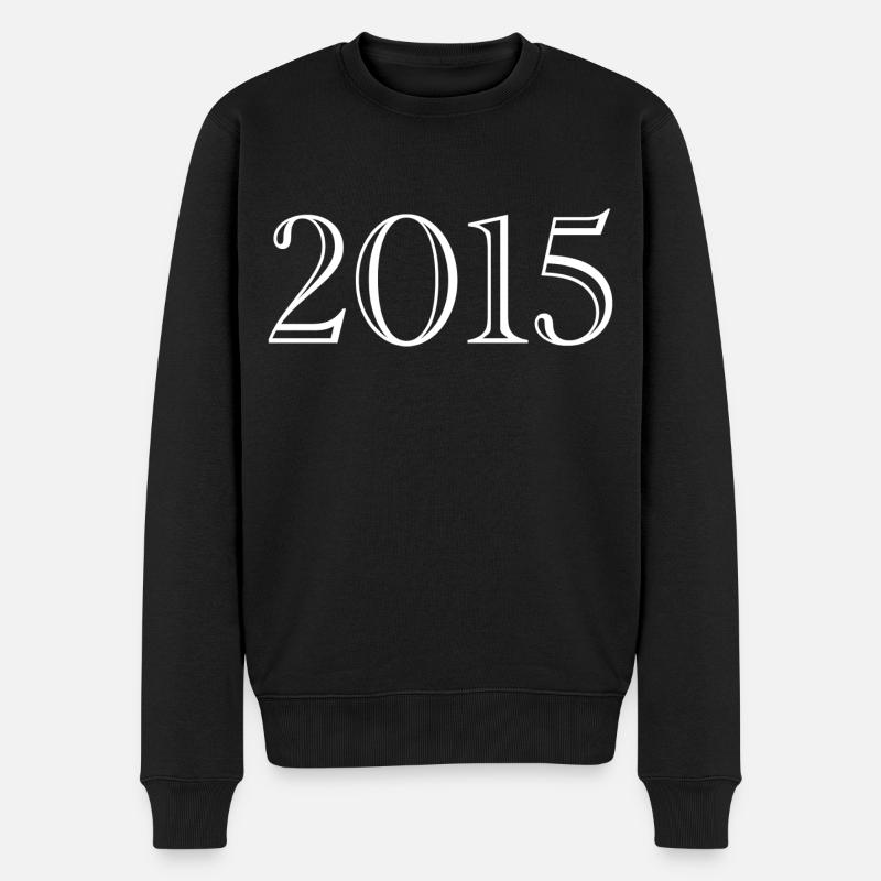 2015 - cadeau née en 2015 - Pull Premium bio Homme - noir