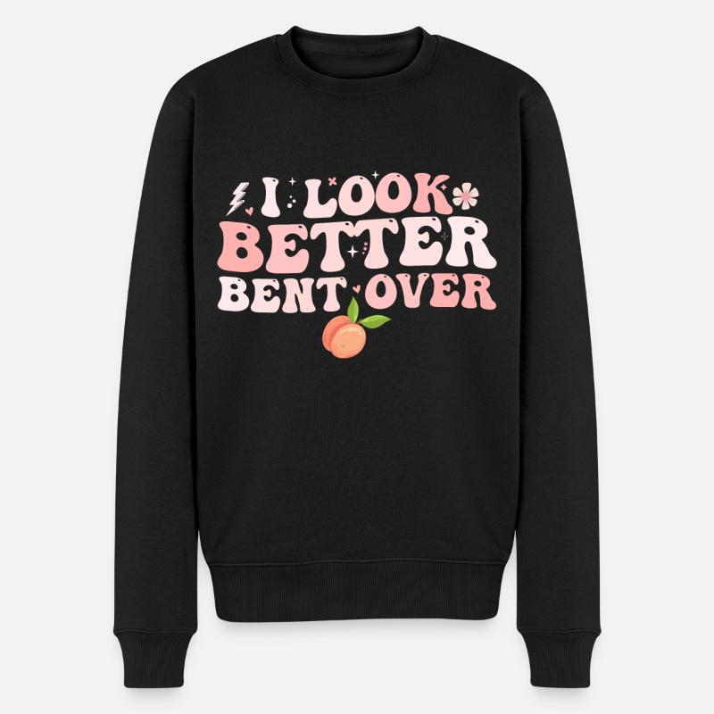 i look better bent over - Pull Premium bio Homme - noir