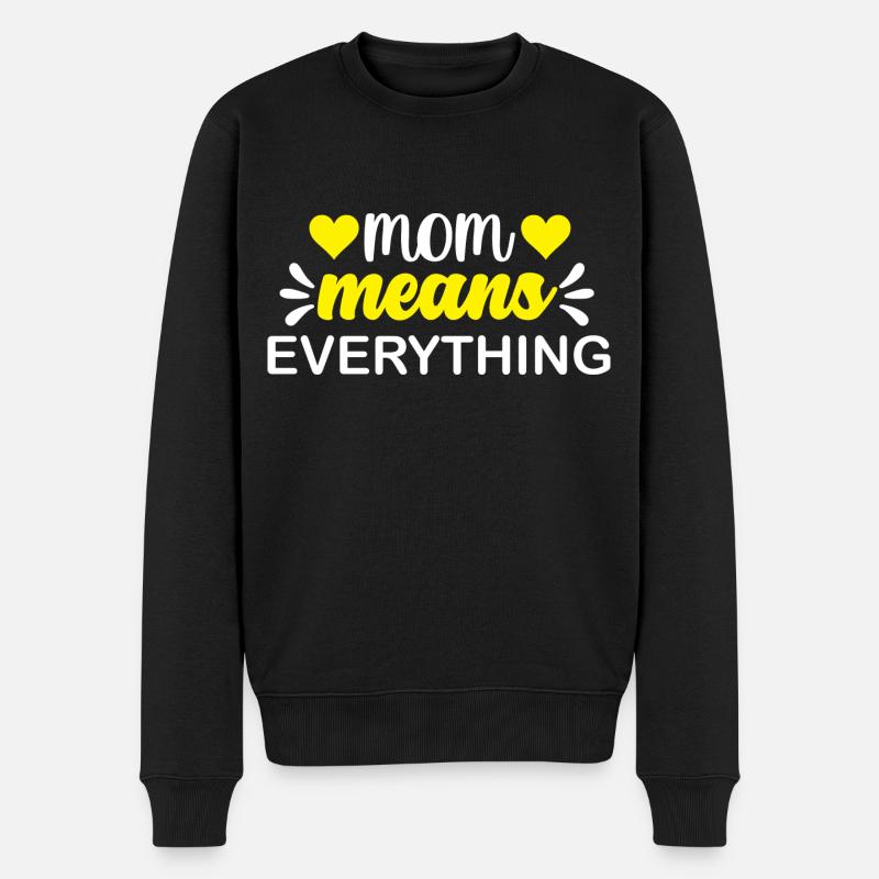 Maman signifie tout - Pull Premium bio Homme - noir