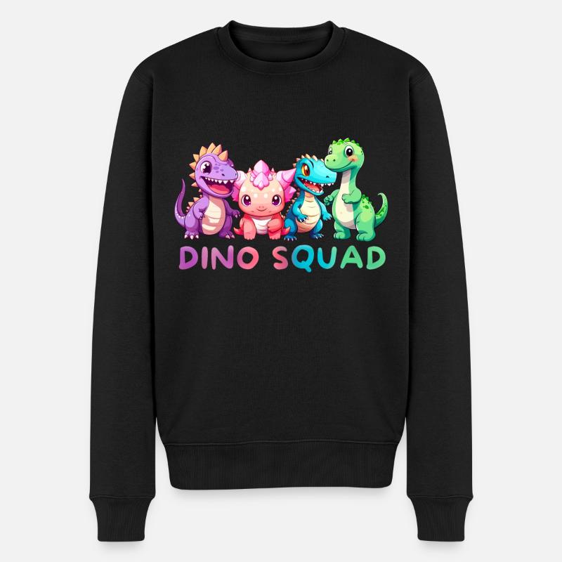 4 Buddys - La Dino Squad - Pull Premium bio Homme - noir