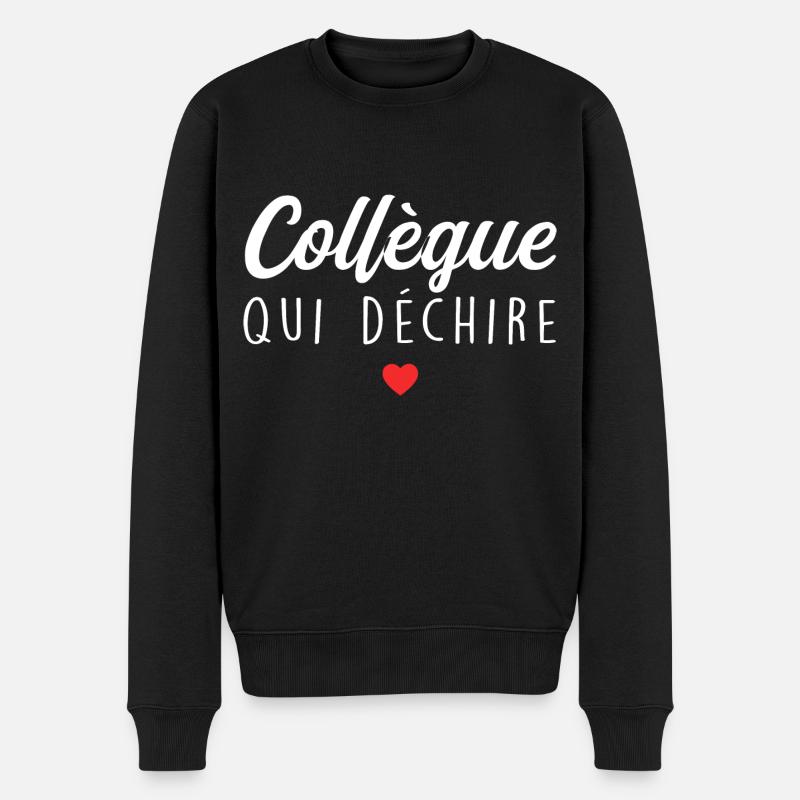 Collègue Qui Déchire - Pull Premium bio Homme - noir