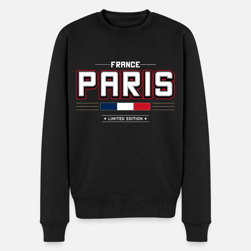 Paris - Pull Premium bio Homme - noir