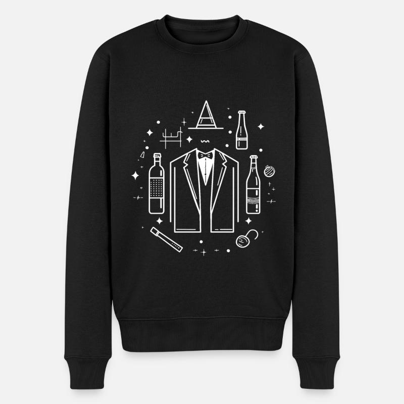 Costume de mariage homme - Pull Premium bio Homme - noir