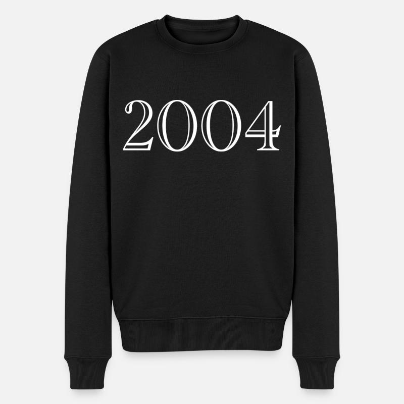 2004 - cadeau née en 2004 - Pull Premium bio Homme - noir
