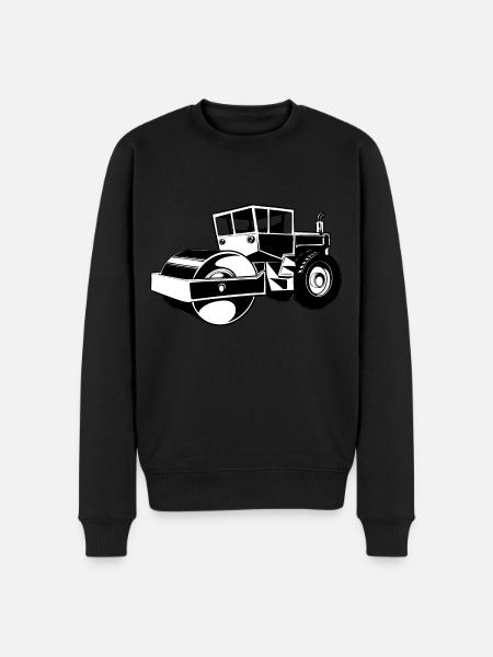 Road roller - Men's Premium Organic Jumper - black