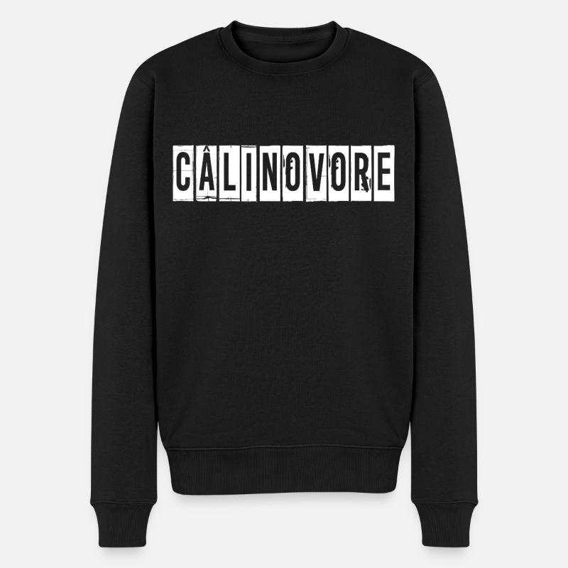 Câlinovore - Pull Premium bio Homme - noir