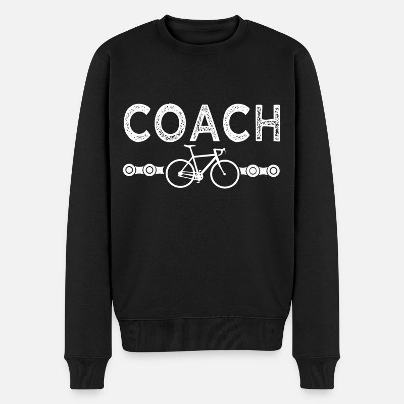 Velo coach vélo vélos velos - Pull Premium bio Homme - noir